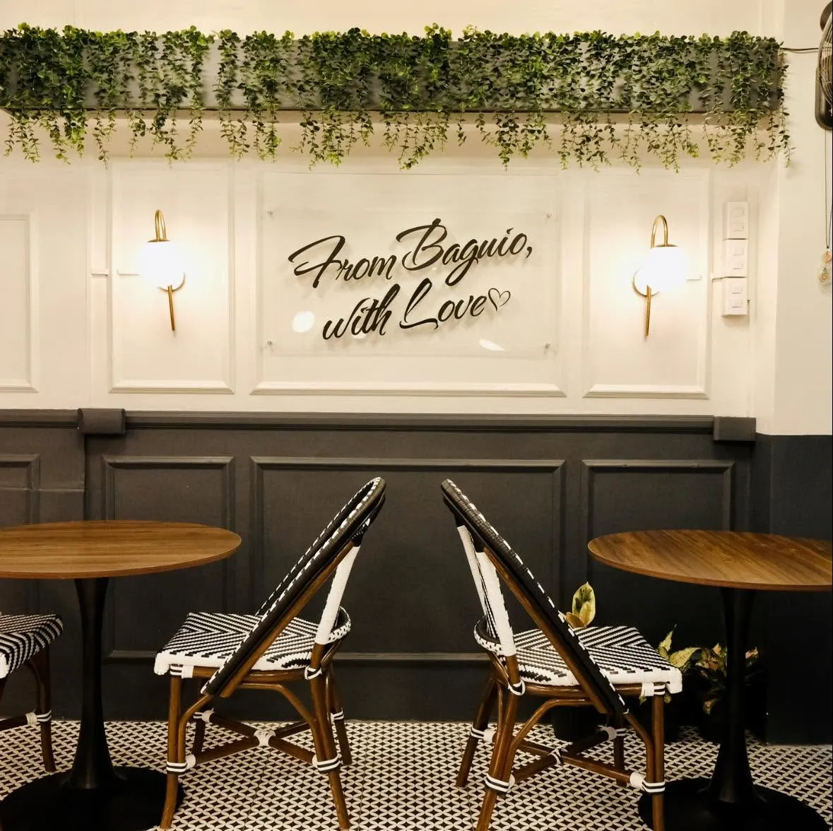 Ricci Chocolates and Cafe Storefront with warm golden aesthetic