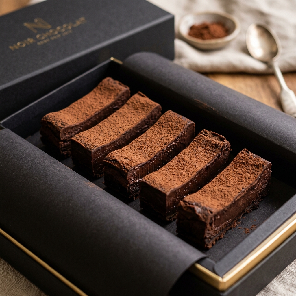 Dark Truffles Baguio 5 slices single flavor box